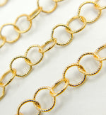 Load image into Gallery viewer, 14k Gold Filled Twisted Round  Link Chain. 679TWGF
