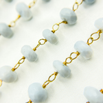 Load image into Gallery viewer, Blue Opal Gold Plated Wire Chain. BLO4
