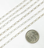 Load image into Gallery viewer, Sterling Silver Textured Oval &amp; Smooth Round Link Chain. 8251-1ASS
