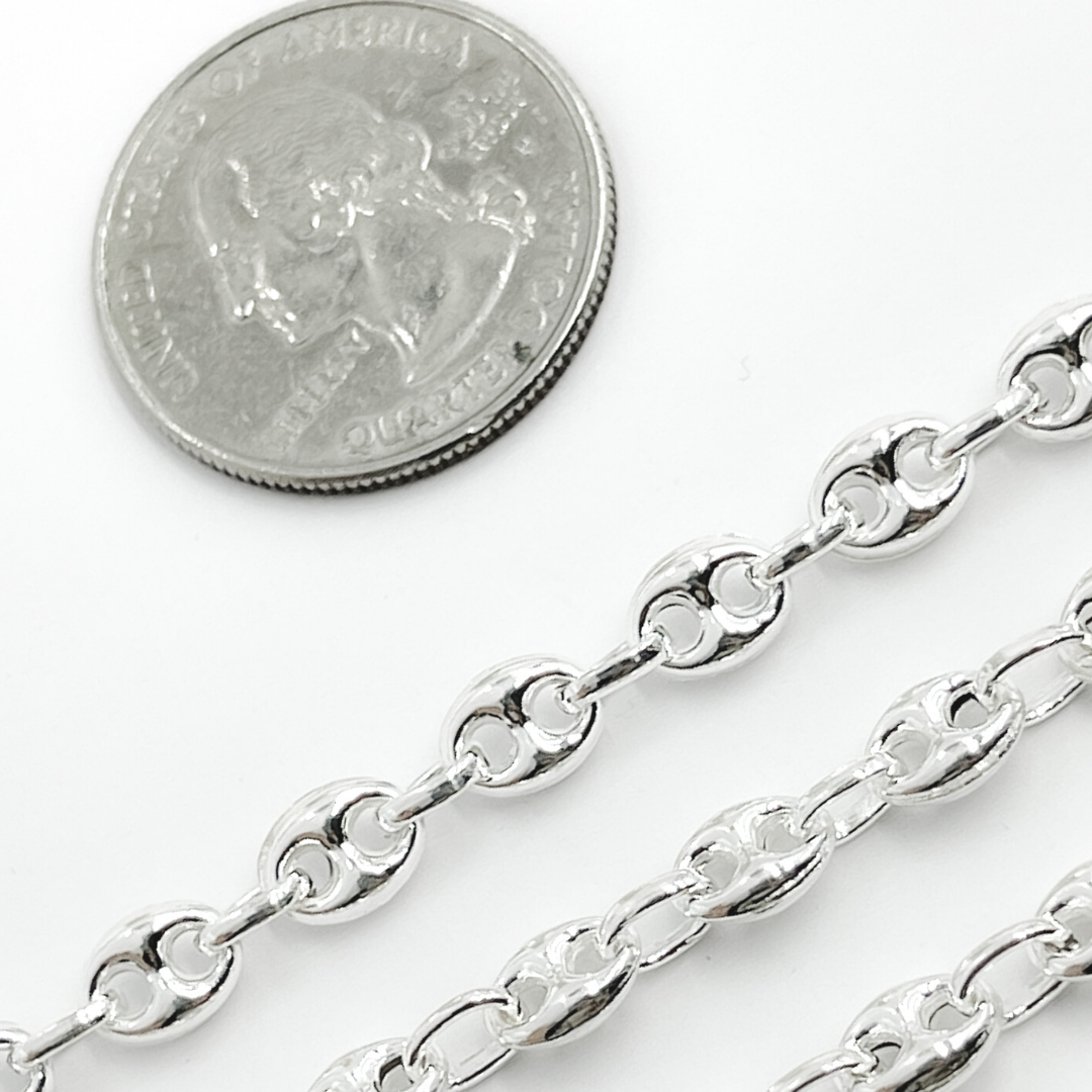 925 Sterling Silver Marina Chain. 