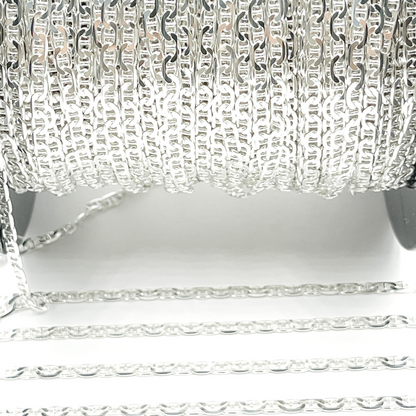 925 Sterling Silver Marina Link Chain