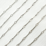 Load image into Gallery viewer, 567OX. Oxidized Sterling Silver Fancy Bar Chain
