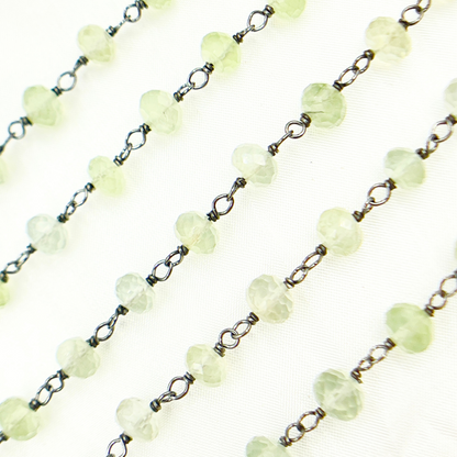 Prehnite Oxidized Wire Chain