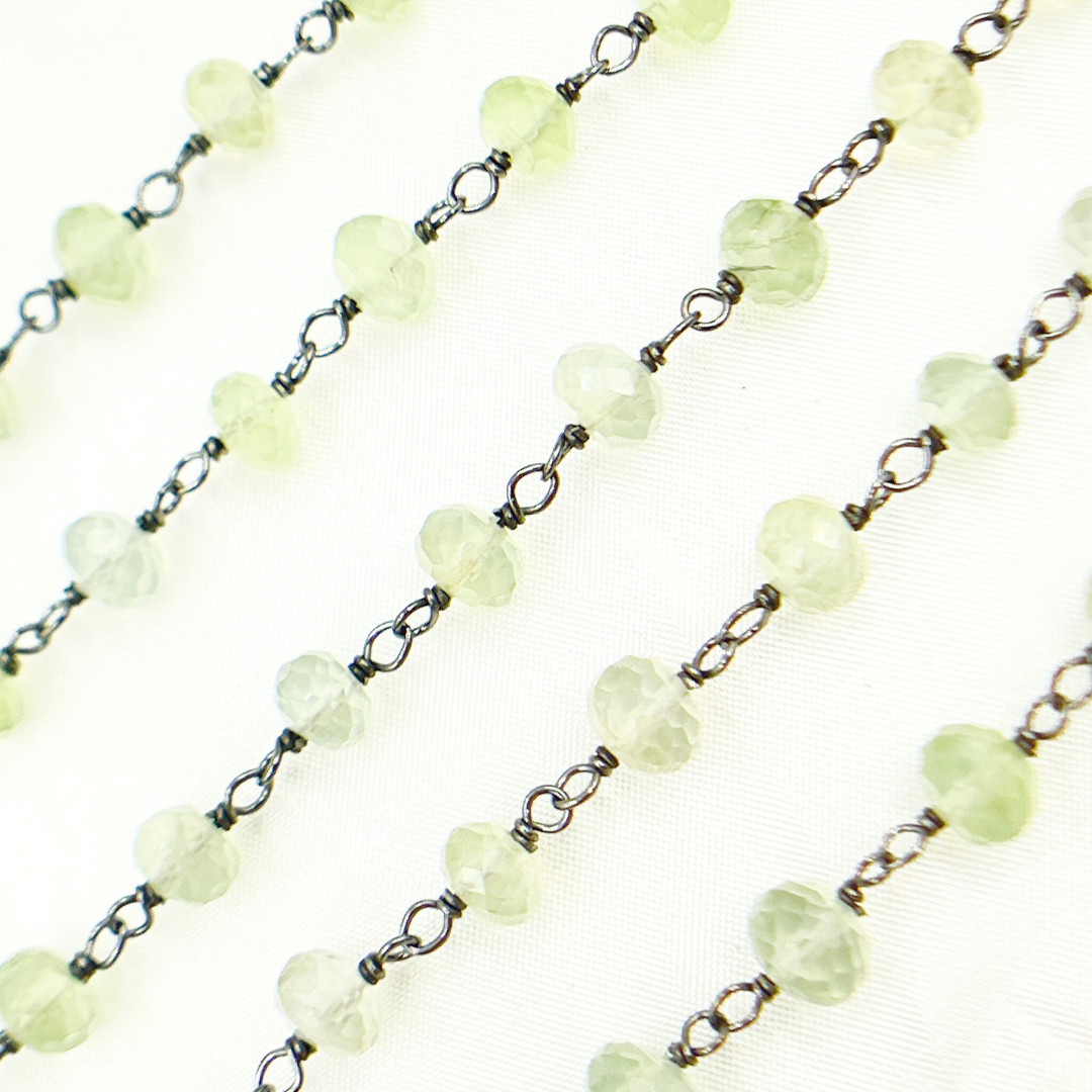 Prehnite Oxidized Wire Chain. PR1