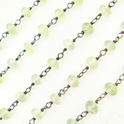 Prehnite Oxidized Wire Chain