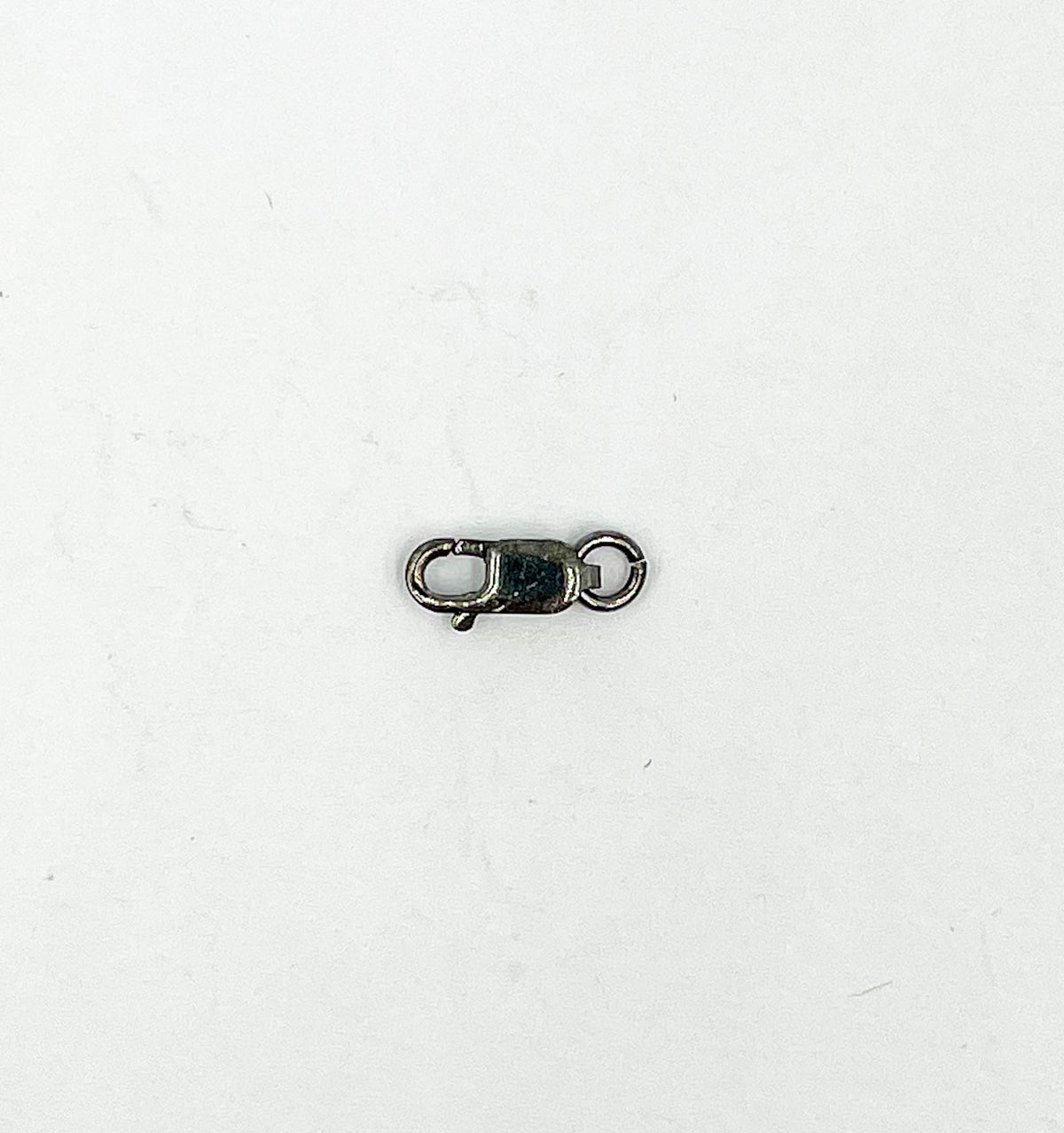 8MM Black Rhodium Lobster Clasp