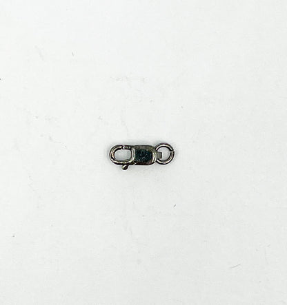 8MM Black Rhodium Lobster Clasp