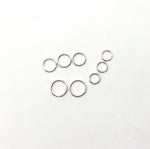 Load image into Gallery viewer, 925 Sterling Silver Close Jump Rings 20.5 Gauge 6mm. 5004481C
