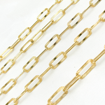 Load image into Gallery viewer, Gold Plated 925 Sterling Silver Textured Paperclip Chain. Y58S04GP
