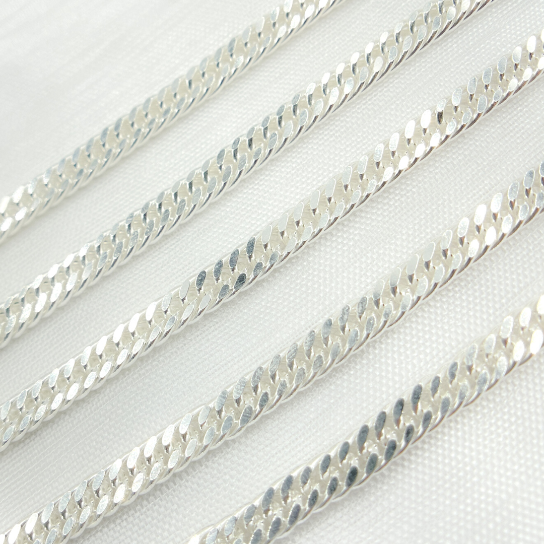 925 Sterling Silver Curb Chain. 