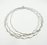 Load image into Gallery viewer, SOW130RH. Sterling Silver Snake Omega Necklace
