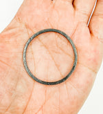 Load image into Gallery viewer, Oxidized 925 Sterling Silver Circle. OXBS6
