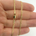 Load image into Gallery viewer, 050GMBG1T2A8L001. 14K Solid Gold Curb Chain
