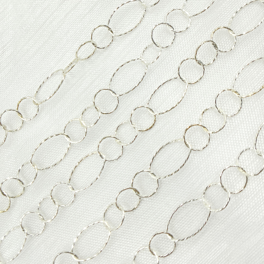 925 Sterling Silver Diamond Cut Chain. Y29SS