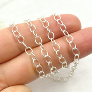 925 Sterling Silver Smooth Cable Chain.