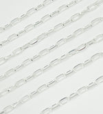 Load image into Gallery viewer, 925 Sterling Silver Rectangular Link Chain. Y53SS
