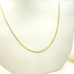 Load image into Gallery viewer, 020SP2DT. 14K Solid Yellow Gold Wheat Chain
