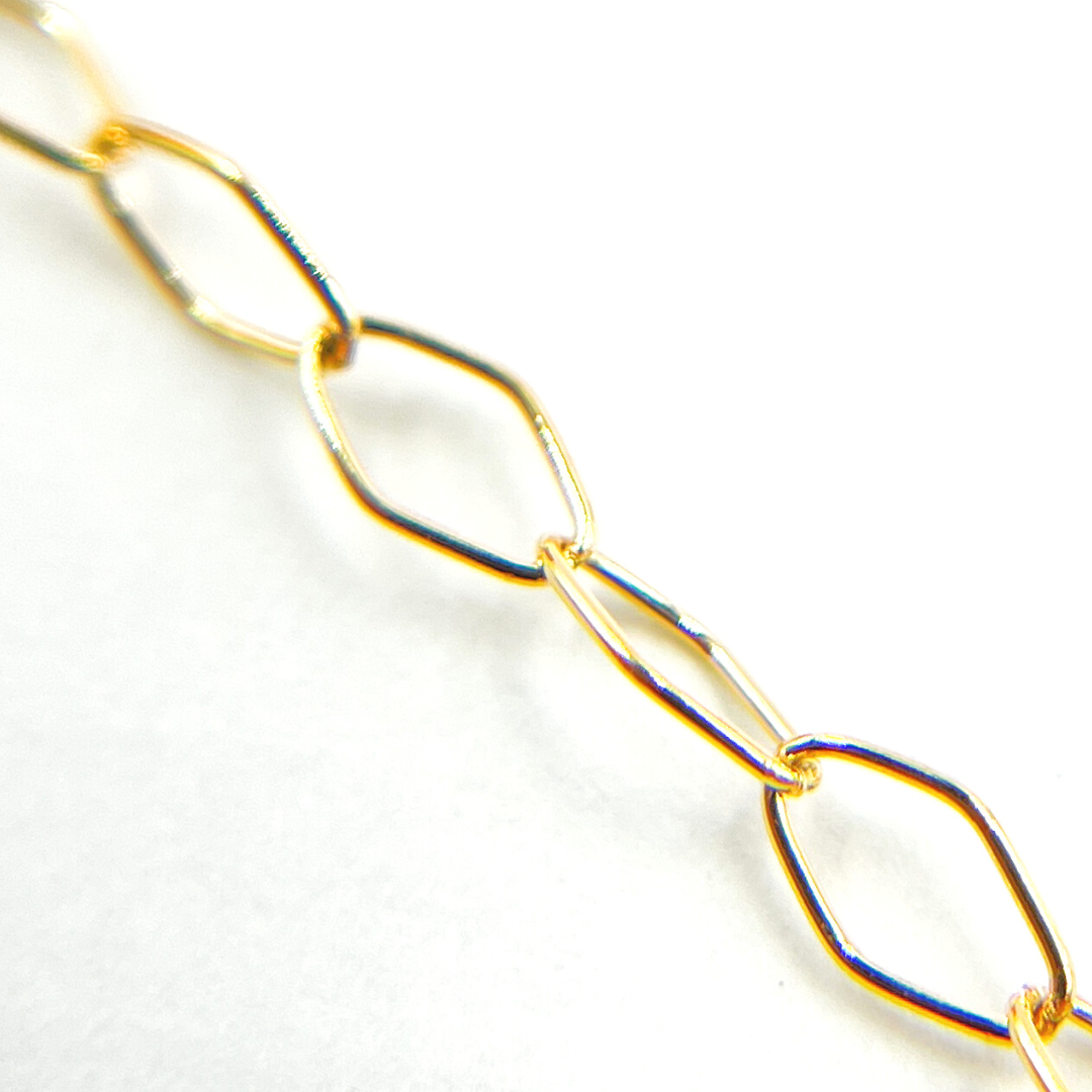 14K Gold Filled Rhomb Chain. 1371GF