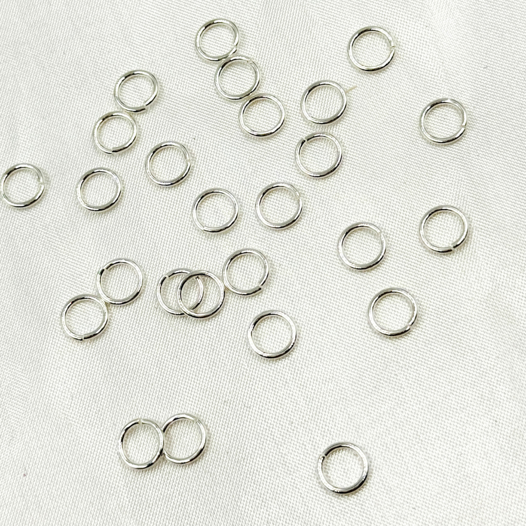 925 Sterling Silver Open Jump Rings. 5004556