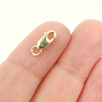 14K Solid Gold Lobster Clasp 8.4mm