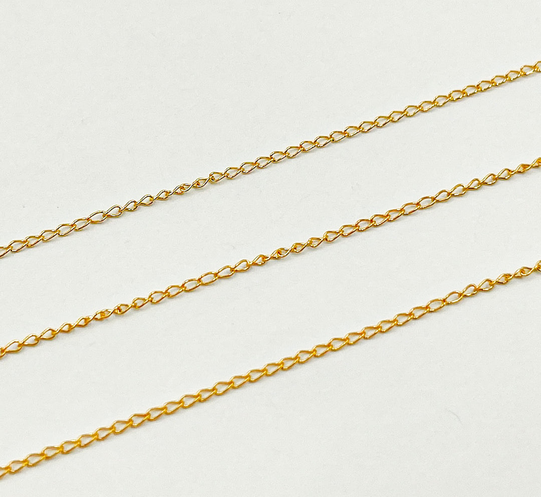 14k Gold Filled Curb Chain. 1020CGF