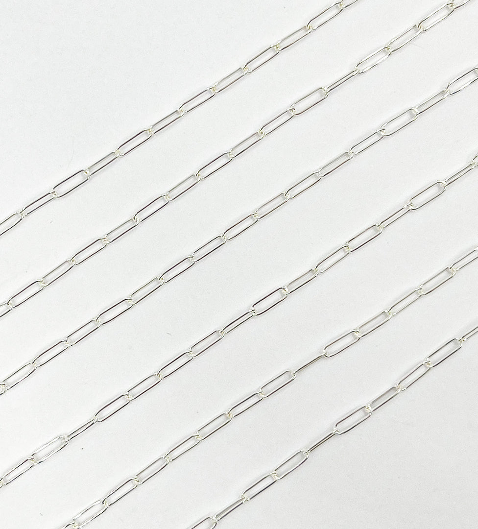 925 Sterling Silver Paperclip Chain. 1606SS