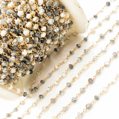 Dendrite Rose Gold Plated Wire Chain