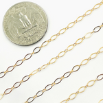 Load image into Gallery viewer, 1016FGF. 14K Gold Filled Oval Link and Round Link Chain.
