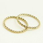 Load image into Gallery viewer, 14K Solid Gold Braid Ring.
