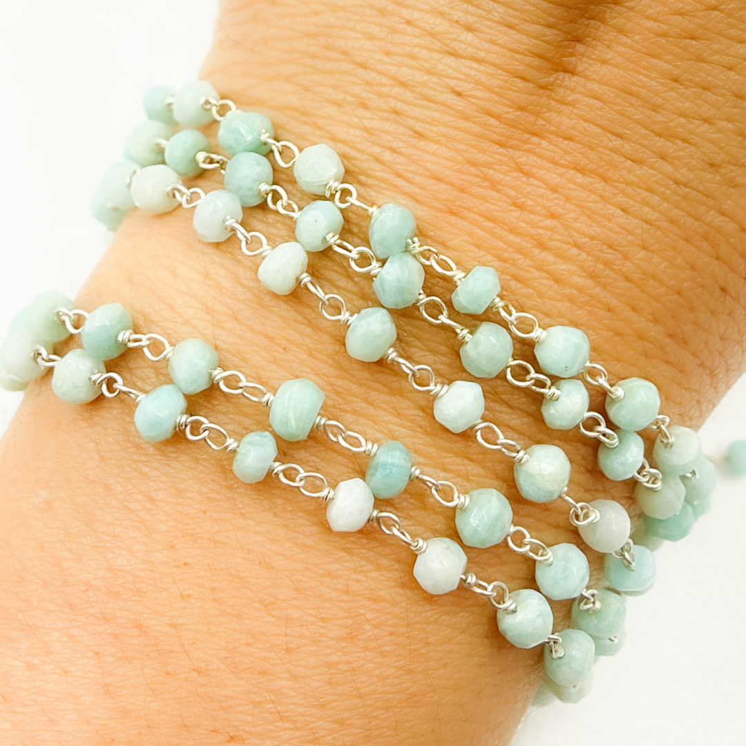 Amazonite Wire Chain