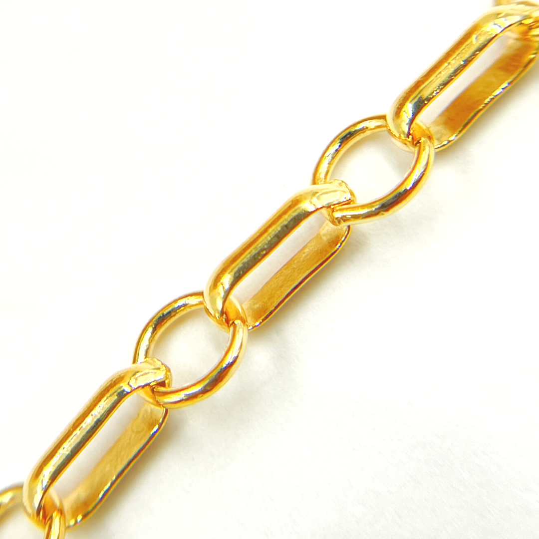 14K Gold Filled Round and Large Link Chain