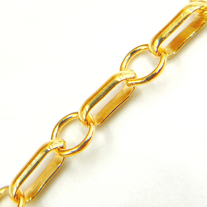 14K Gold Filled Round and Large Link Chain