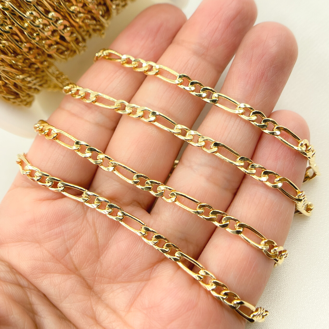 3831CHRGF. 14K Gold Filled Figaro Link Chain.