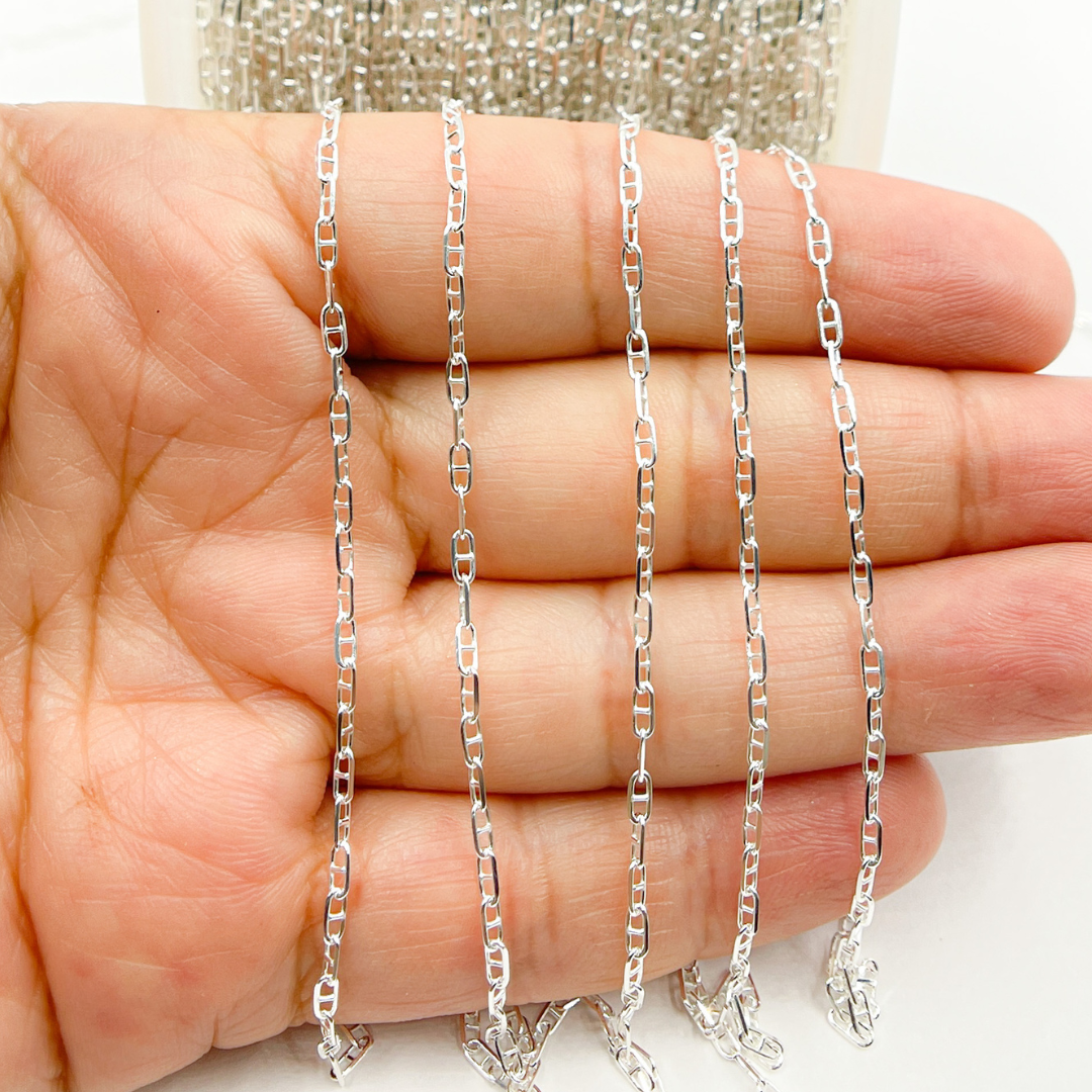 925 Sterling Silver Marina Chain. Y64SS