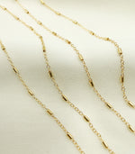 Load image into Gallery viewer, 14K Gold Filled Tube Chain. 1203GF
