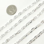 Load image into Gallery viewer, 925 Sterling Silver Diamond Cut Marina Chain. Y75SS
