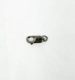 Load image into Gallery viewer, Black Rhodium 925 Sterling Silver 16mm Lobster Clasps. BRLC4
