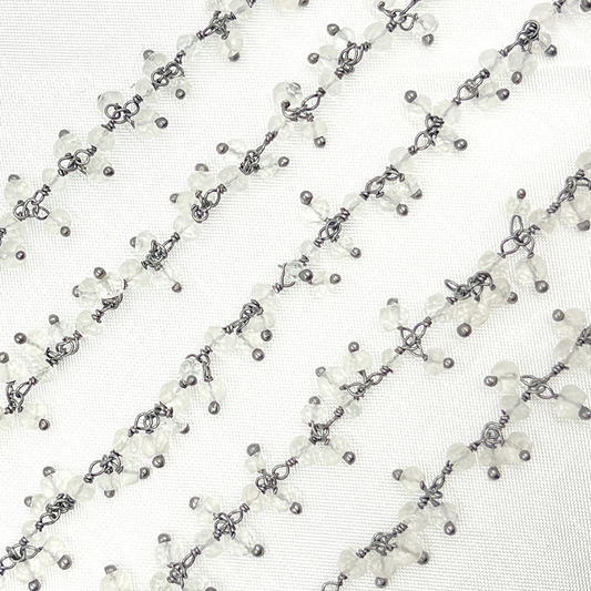 Crystal Cluster Dangle Oxidized Wire Chain.