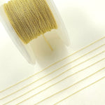 Load image into Gallery viewer, 14K Solid Gold Cable Link Chain. 020R01LGbyFt
