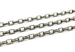 Load image into Gallery viewer, Oxidized 925 Sterling Silver Round Box Chain. 921OX
