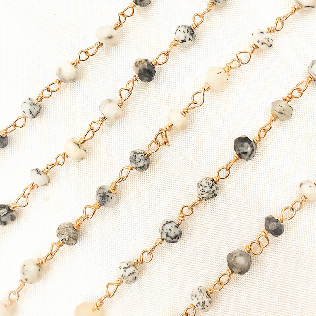 Dendrite Rose Gold Plated Wire Chain