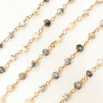 Dendrite Rose Gold Plated Wire Chain