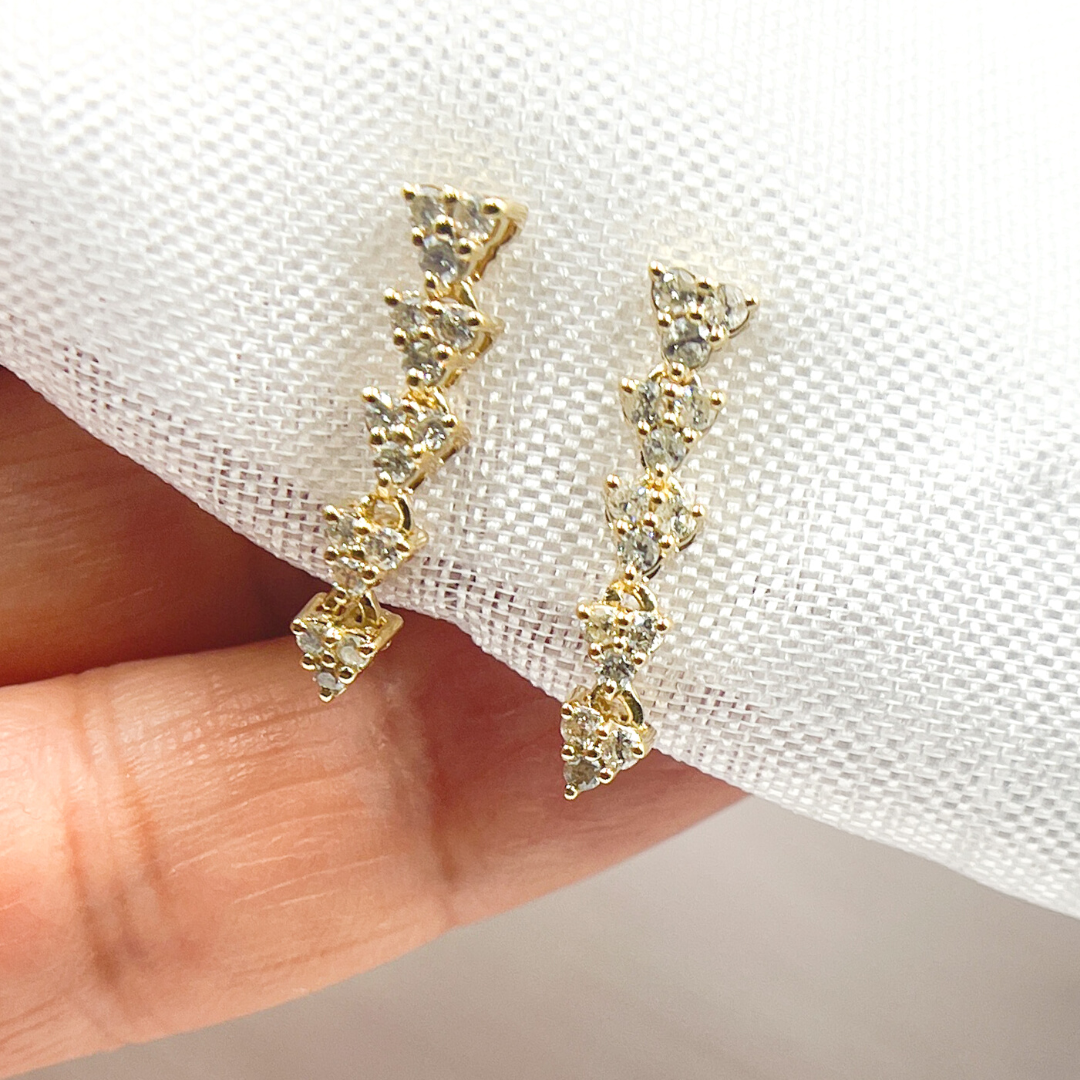 14K Solid Gold Diamond