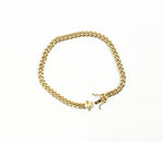 Load image into Gallery viewer, 14K Solid Gold Small Curb Bracelet.
