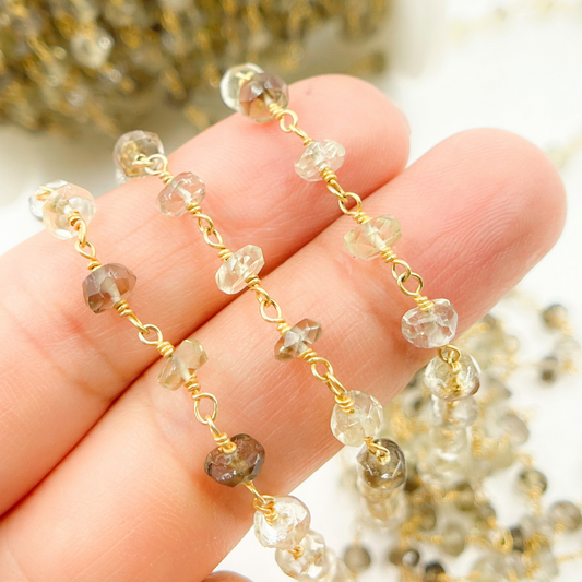 Bio Lemon Gold Plated Wire Chain