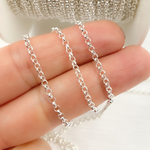 Load image into Gallery viewer, 925 Sterling Silver Rolo Chain. V107SS
