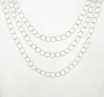 Load image into Gallery viewer, 925 Sterling Silver Round Link Chain. 693SS
