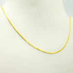 Load image into Gallery viewer, 040GT2. 14K Solid Gold Wheat Chain
