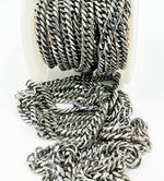 Load image into Gallery viewer, Oxidized 925 Sterling Silver Double Curb Chain. Y69OX
