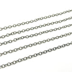 Load image into Gallery viewer, Oxidized 925 Sterling Silver Twisted Oval Link Chain. 2510TWOX
